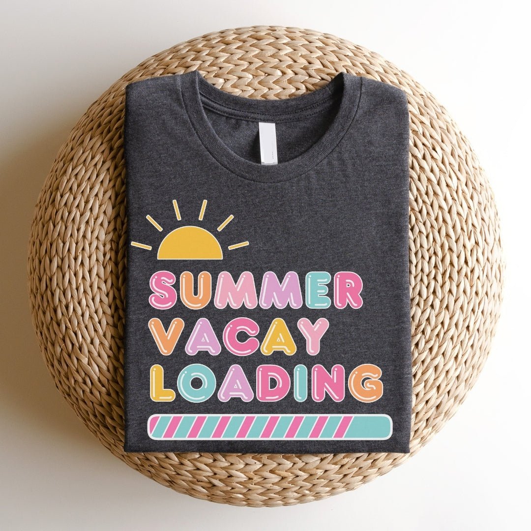 "Summer Vacay Loading" Teacher T-shirt - Teacher Care Crate - T-Shirt