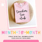 Super Sub Tee Club; 1 - Month - Teacher Care Crate - T-Shirt