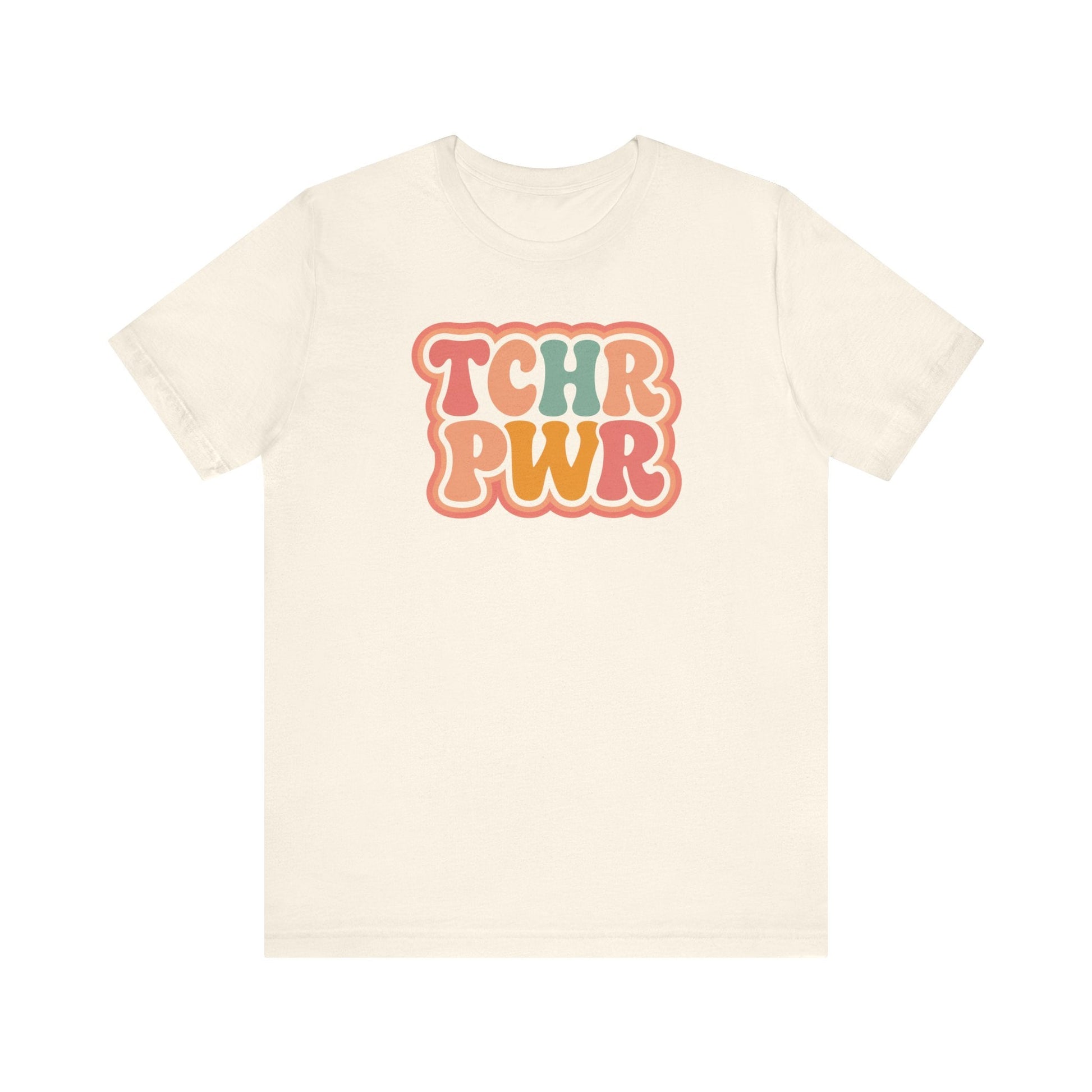 "TCHR PWR" Teacher T-shirt - Teacher Care Crate-T-Shirt