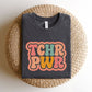 "TCHR PWR" Teacher T-shirt - Teacher Care Crate-T-Shirt