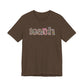 "Teach" Coquette Pattern Teacher T-shirt - Teacher Care Crate - T-Shirt