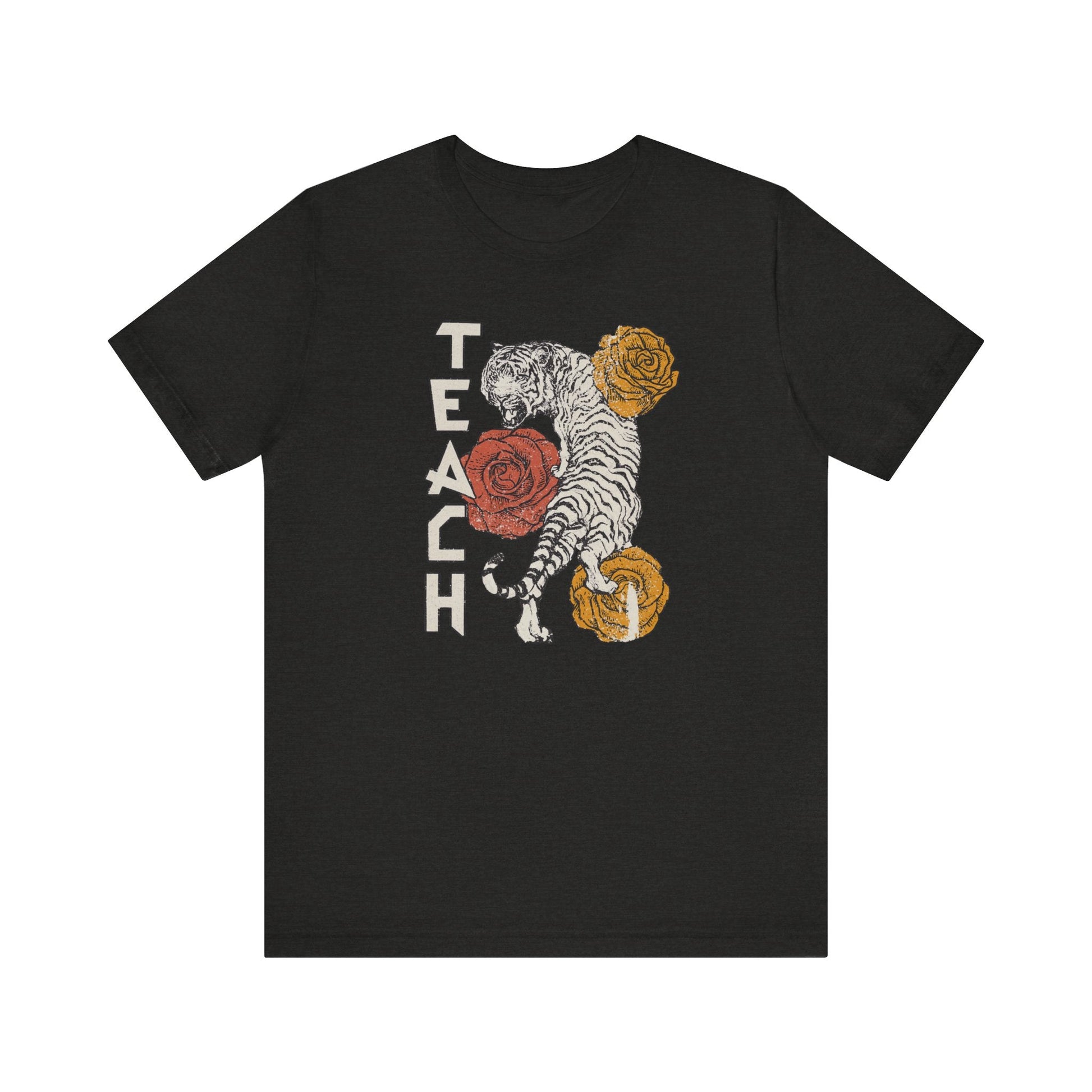 "Teach Tiger" Retro Teacher T-shirt - Teacher Care Crate - T-Shirt
