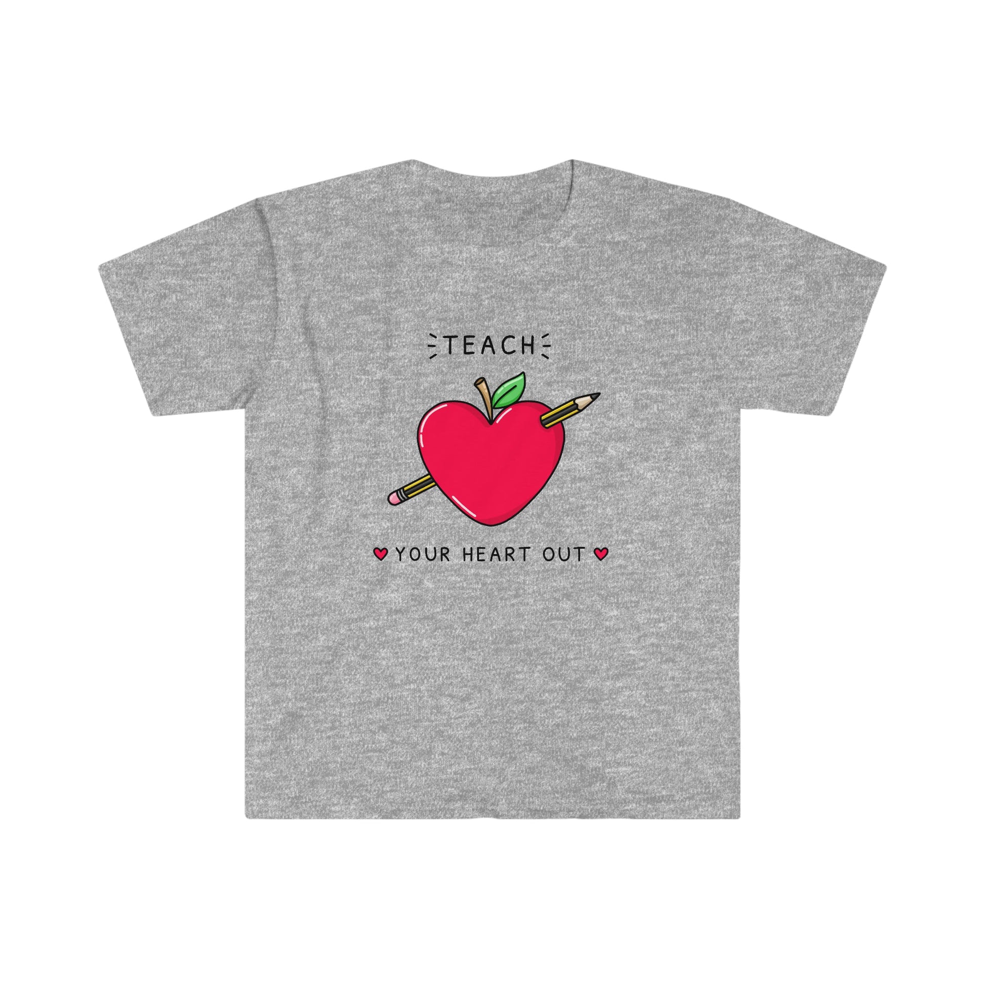 "Teach Your Heart Out" Teacher T-shirt - Teacher Care Crate - T-Shirt