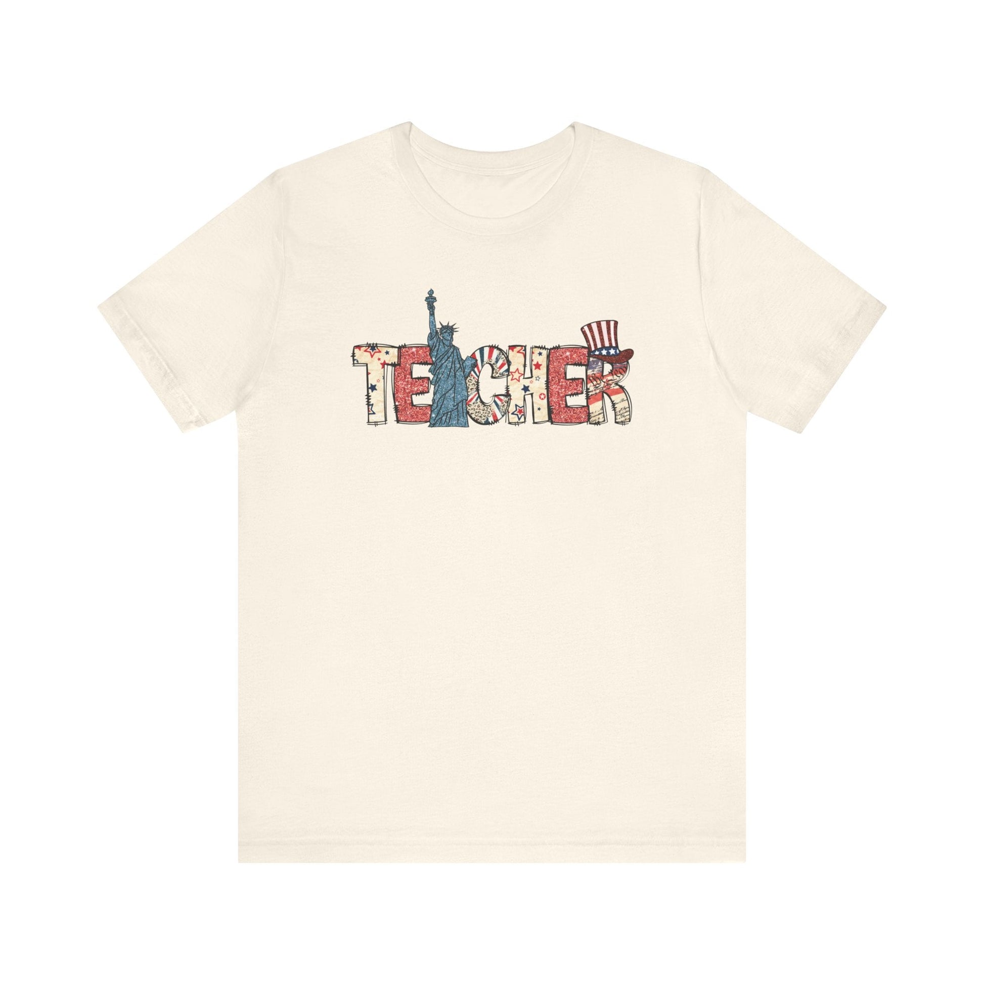 "Teacher" 4th of July Teacher T-shirt - Teacher Care Crate - T-Shirt