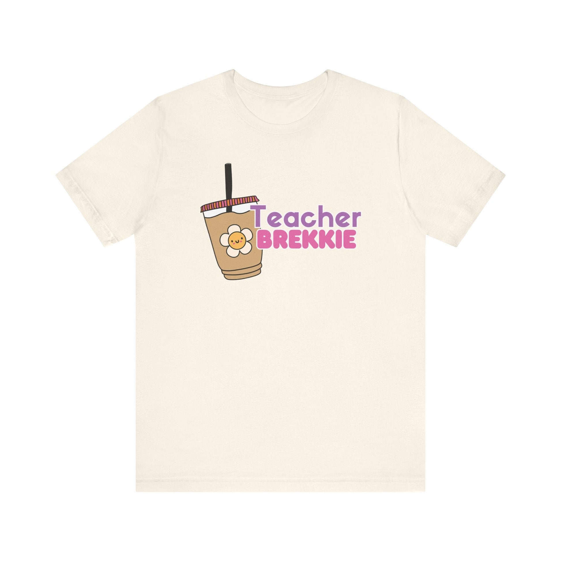 "Teacher Brekkie" Funny Teacher T-shirt - Teacher Care Crate - T-Shirt