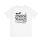 "Teacher" Checkered Halloween Teacher T-shirt - Teacher Care Crate-T-Shirt