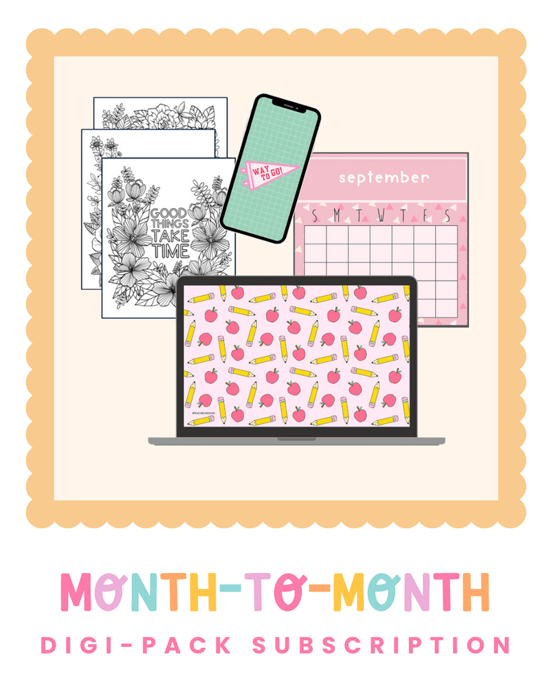Teacher Digi - Pack Month - to - Month Subscription - Teacher Care Crate - 