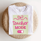 "Teacher Mode Off" Striped Teacher T-shirt - Teacher Care Crate-T-Shirt