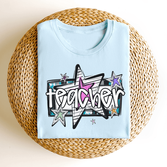"Teacher Star" Teacher T-shirt - Teacher Care Crate - T-Shirt