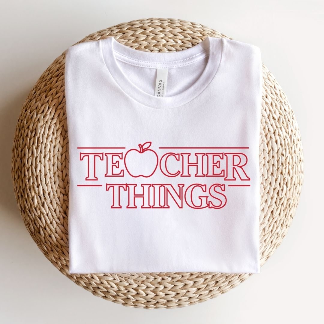 "Teacher Things" Teacher T-shirt - Teacher Care Crate-T-Shirt