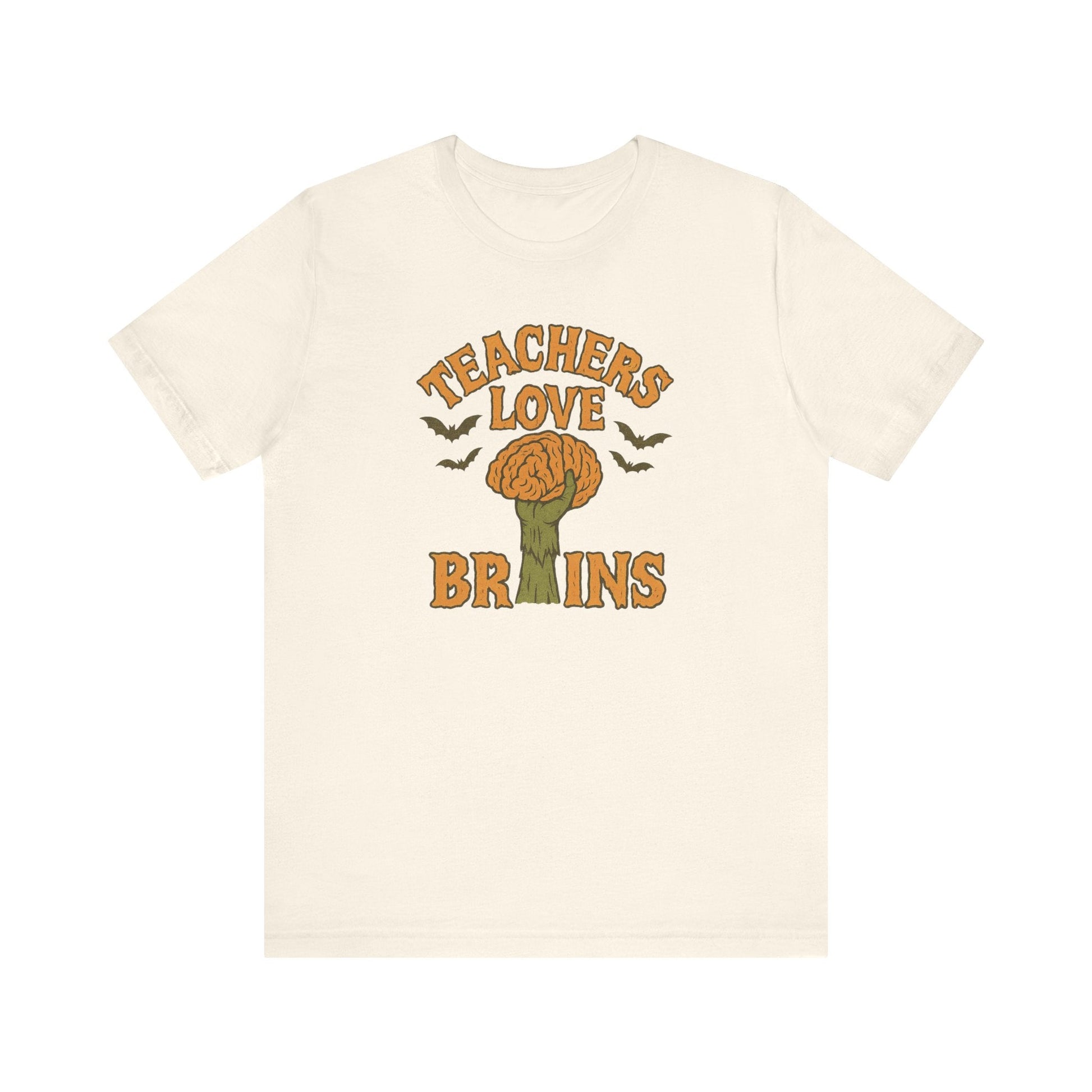 "Teachers Love Brains" Zombie Teacher T-shirt - Teacher Care Crate - T-Shirt