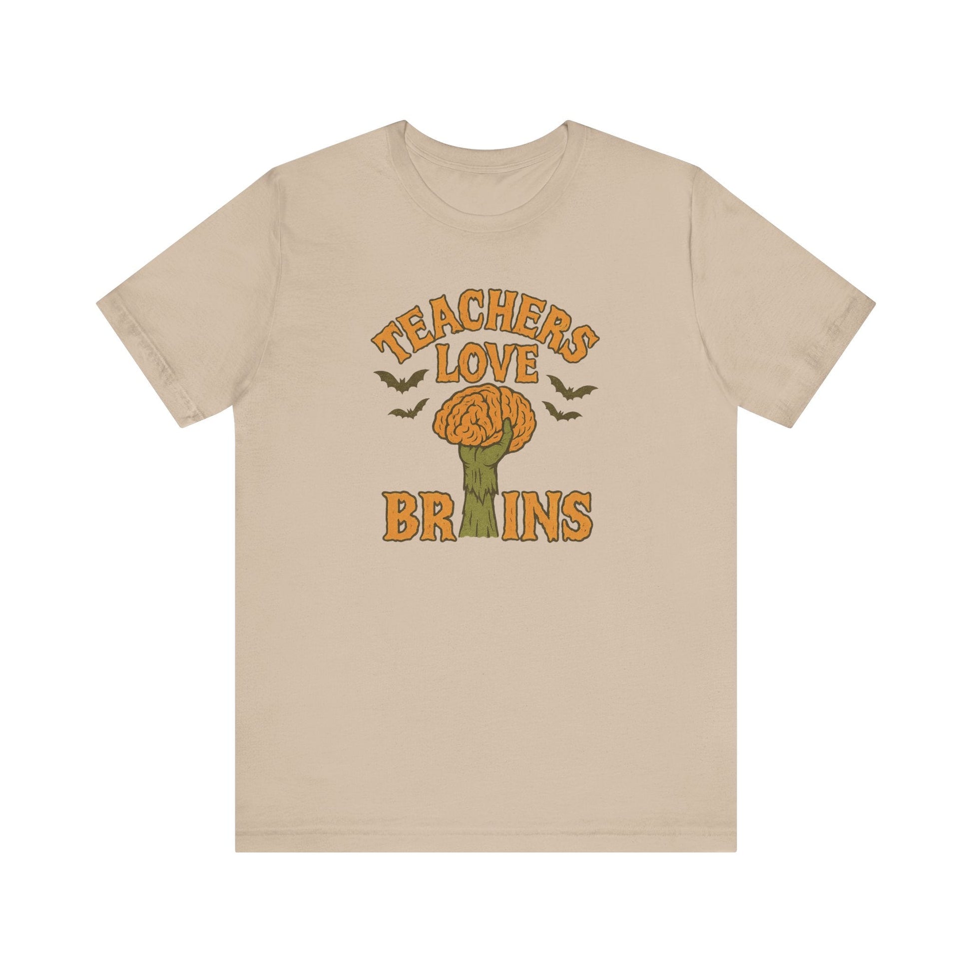 "Teachers Love Brains" Zombie Teacher T-shirt - Teacher Care Crate - T-Shirt