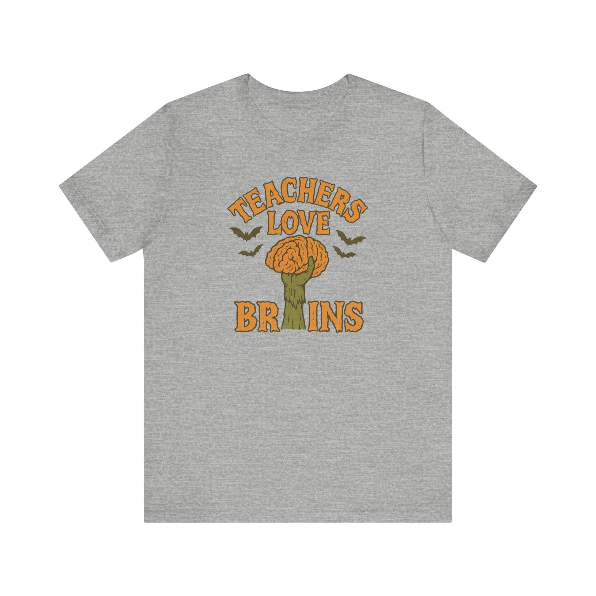 "Teachers Love Brains" Zombie Teacher T-shirt - Teacher Care Crate - T-Shirt