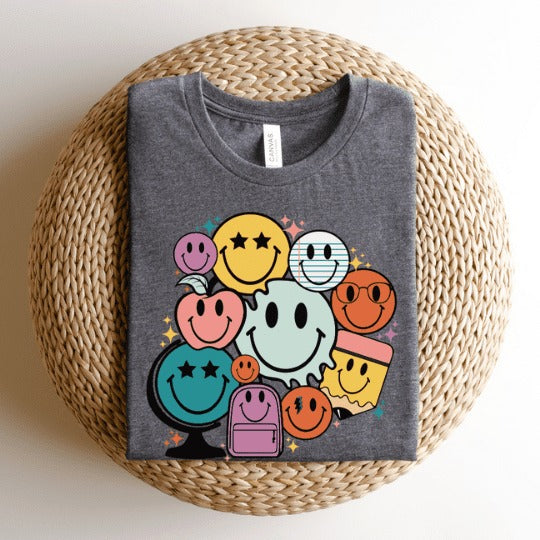 Smiley faces Teacher Tee Club shirt