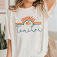 "Thankful Teacher" Retro Teacher T-shirt - Teacher Care Crate - T-Shirt