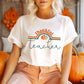 "Thankful Teacher" Retro Teacher T-shirt - Teacher Care Crate - T-Shirt