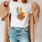 "Thankful Teacher Turkey Hand" Thanksgiving Teacher T-shirt - Teacher Care Crate - T-Shirt