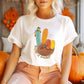 "Thankful Teacher Turkey Hand" Thanksgiving Teacher T-shirt - Teacher Care Crate - T-Shirt