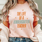 "The Life of a Kindergarten Teacher" Swiftie Teacher T-shirt - Teacher Care Crate - T-Shirt