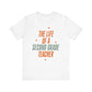 "The Life of a Second Grade Teacher" Swiftie Teacher T-shirt - Teacher Care Crate - T-Shirt