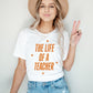 "The Life of a Teacher" Swiftie Teacher T-shirt - Teacher Care Crate - T-Shirt