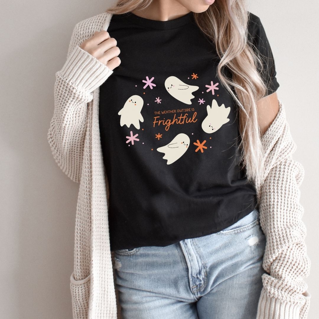 "The Weather Outside is Frightful" Halloween Teacher T-shirt - Teacher Care Crate - T-Shirt