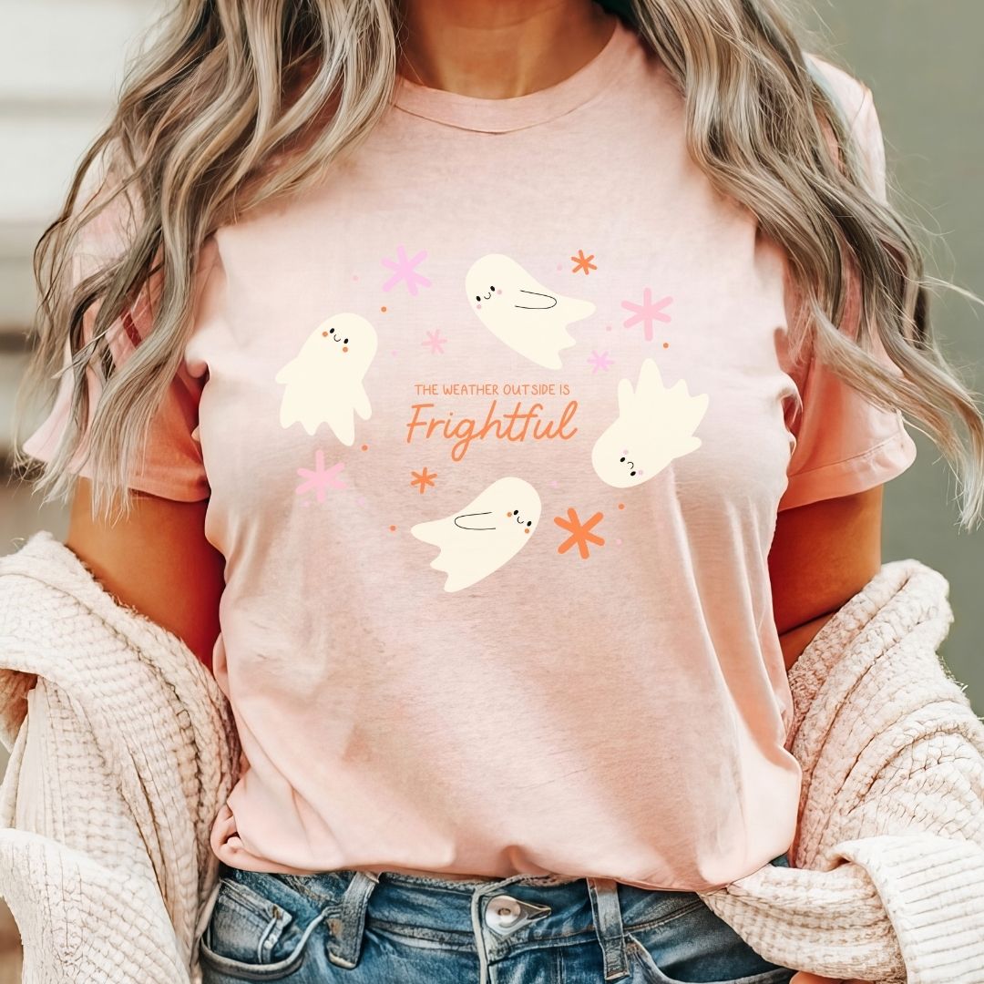 "The Weather Outside is Frightful" Halloween Teacher T-shirt - Teacher Care Crate - T-Shirt