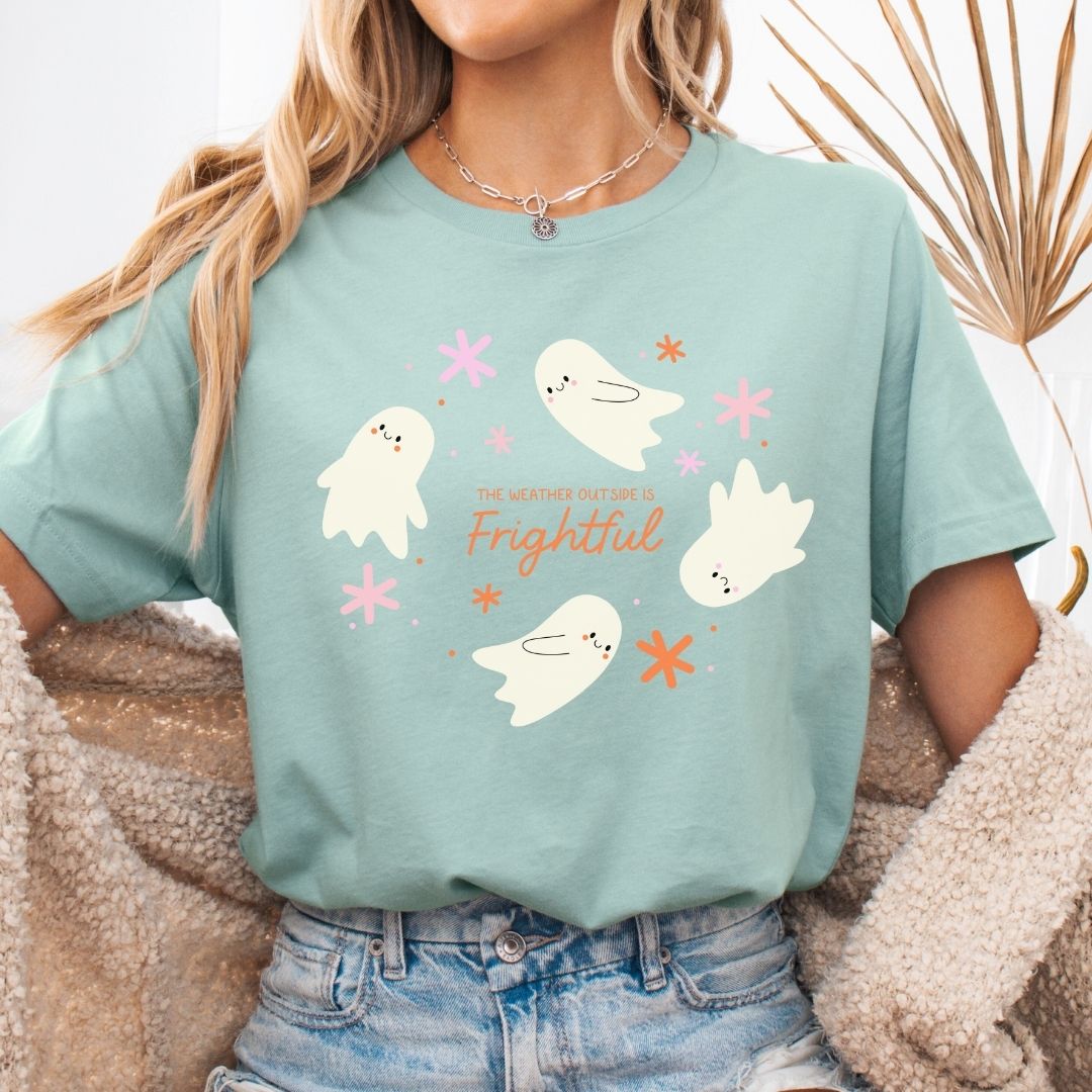 "The Weather Outside is Frightful" Halloween Teacher T-shirt - Teacher Care Crate - T-Shirt