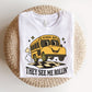 "They See Me Rollin'" School Bus Teacher T-shirt - Teacher Care Crate-T-Shirt