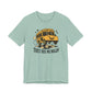 "They See Me Rollin'" School Bus Teacher T-shirt - Teacher Care Crate-T-Shirt