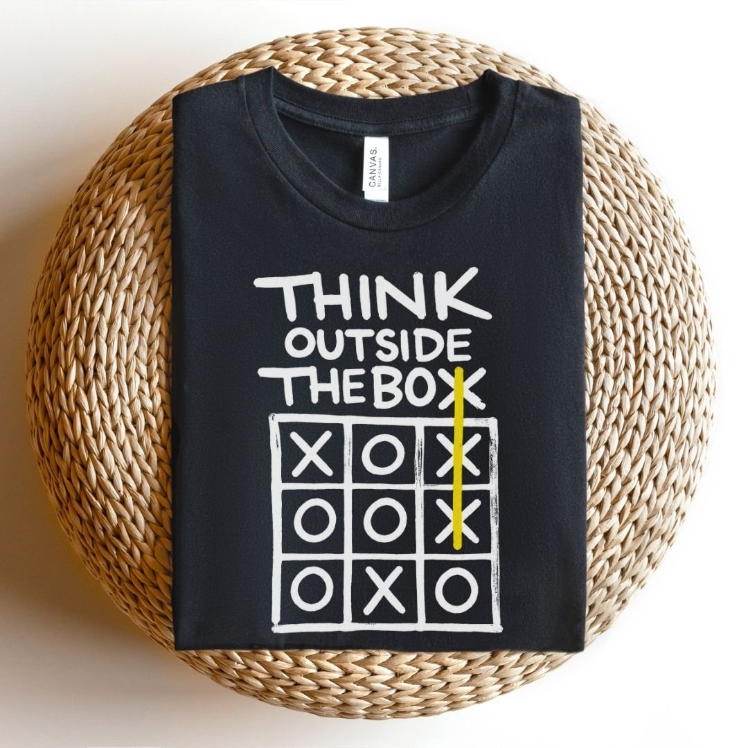"Think Outside The Box" Teacher T-shirt - Teacher Care Crate-T-Shirt