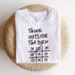 "Think Outside The Box" Teacher T-shirt - Teacher Care Crate-T-Shirt