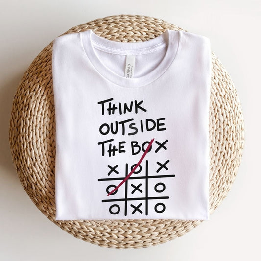 "Think Outside The Box" Teacher T-shirt - Teacher Care Crate-T-Shirt
