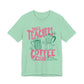 "Tired Teachers Coffee Club" Distressed Teacher T-shirt - Teacher Care Crate - T-Shirt
