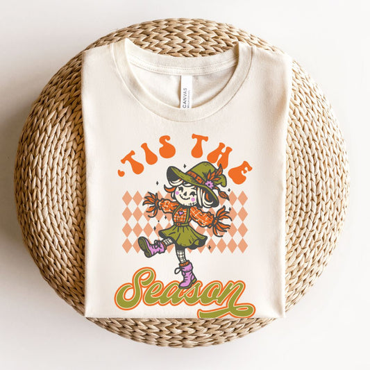 "Tis The Season" Scarecrow Teacher T-shirt - Teacher Care Crate - T-Shirt