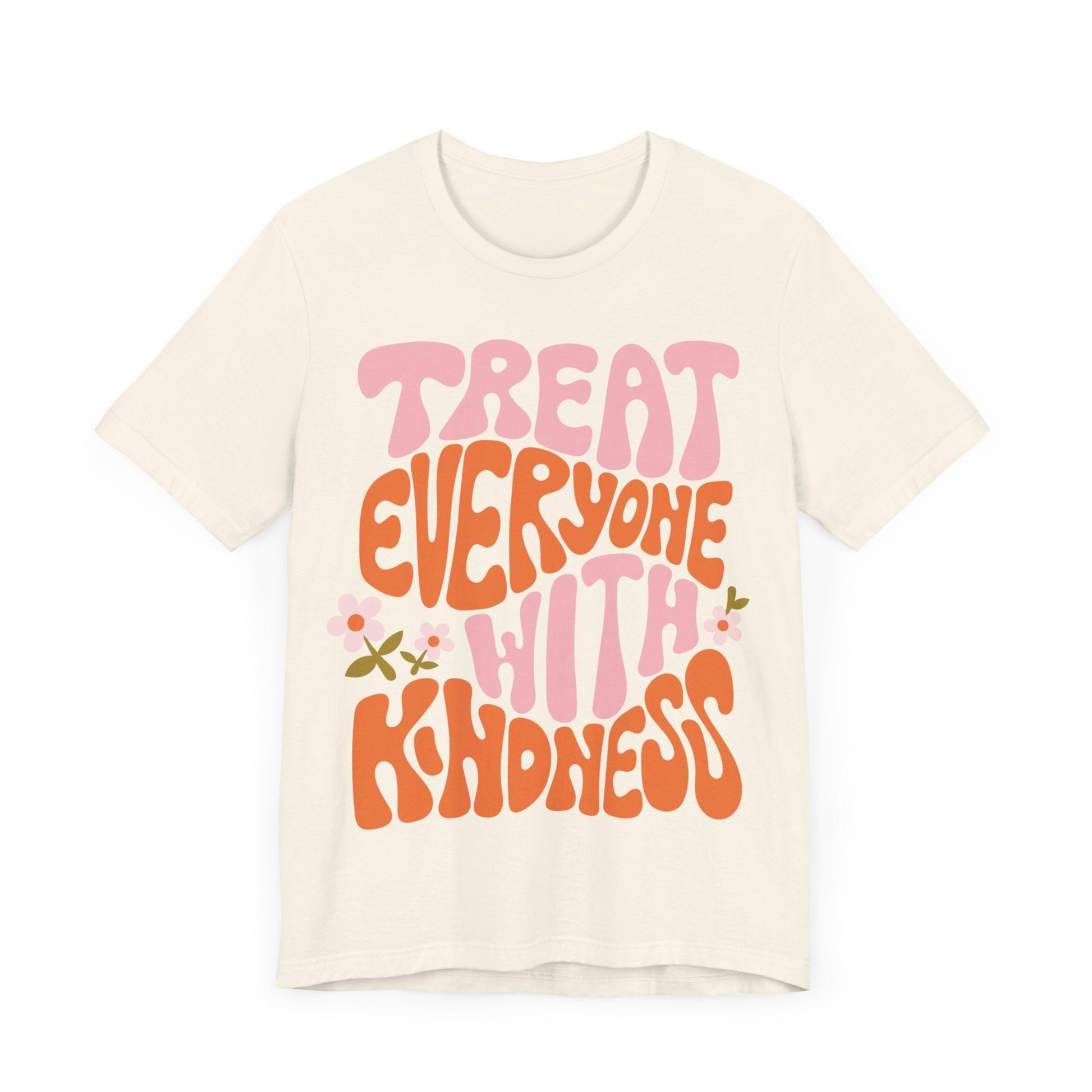"Treat Everyone with Kindness" Pink Teacher T-shirt - Teacher Care Crate - T-Shirt