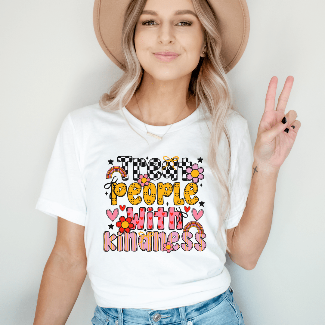 "Treat People With Kindness" Teacher T-shirt - Teacher Care Crate - T-Shirt