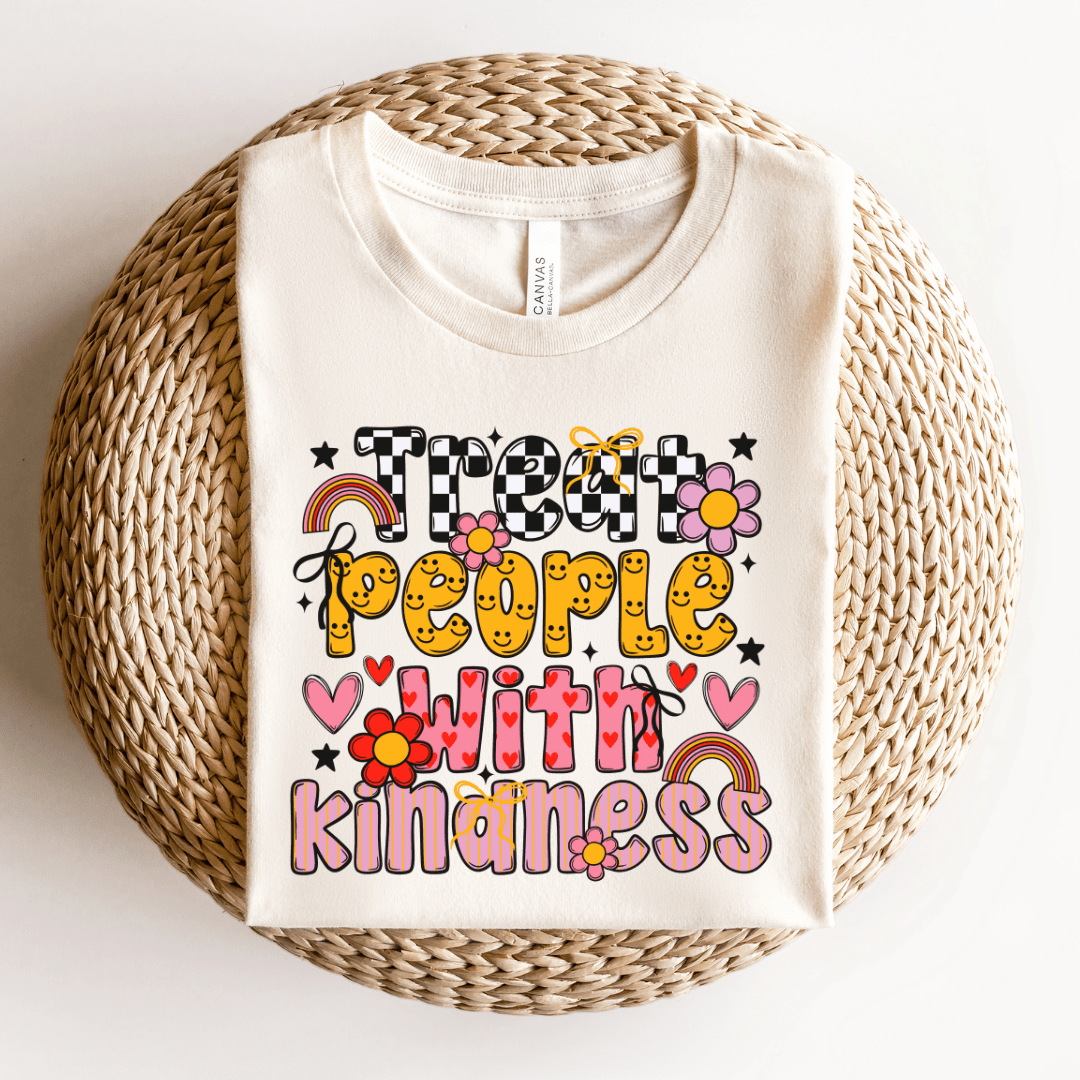 "Treat People With Kindness" Teacher T-shirt - Teacher Care Crate - T-Shirt