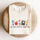 "We Are Better Together" Cute Doodles Teacher T-shirt - Teacher Care Crate-T-Shirt