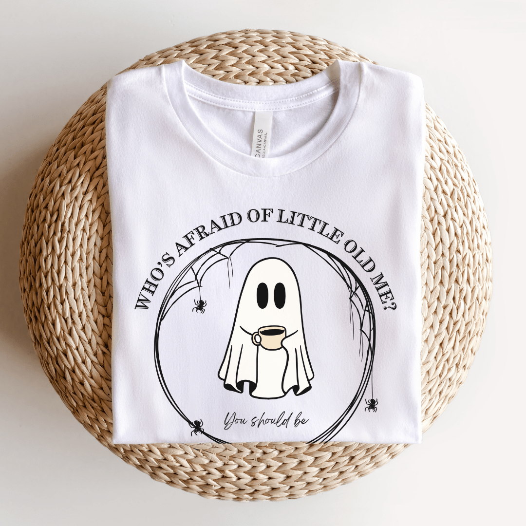 "Who's Afraid of Little Old Me" Swiftie Halloween Teacher T-shirt - Teacher Care Crate - T-Shirt