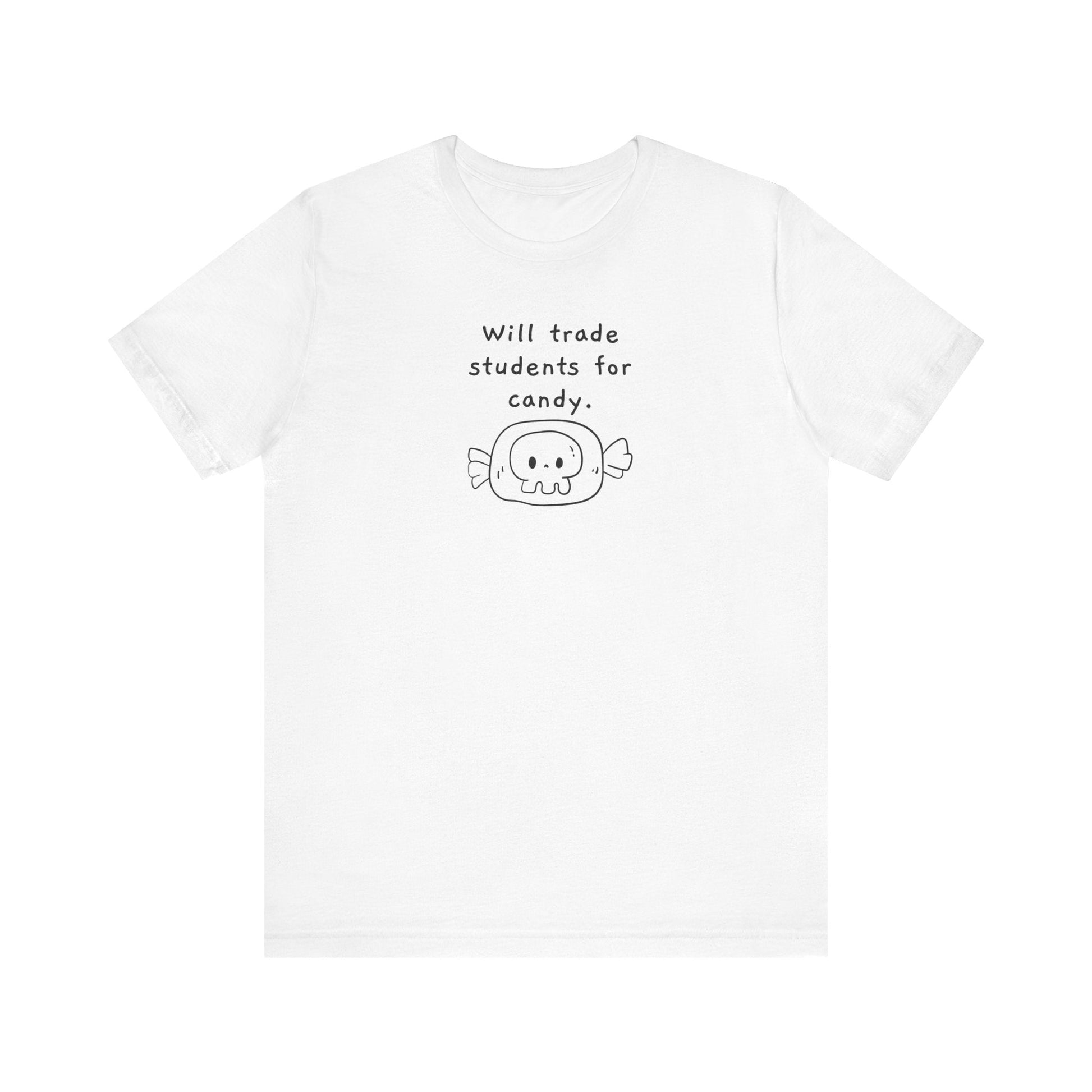 "Will Trade Students for Candy" Halloween Teacher T-shirt - Teacher Care Crate - T-Shirt