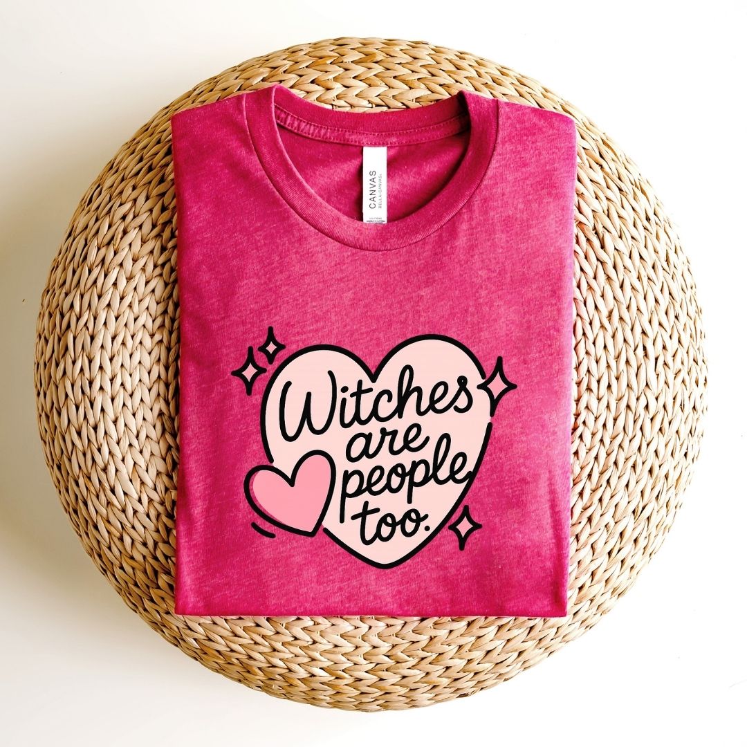 "Witches Are People Too" Halloween Teacher T-shirt - Teacher Care Crate - T-Shirt