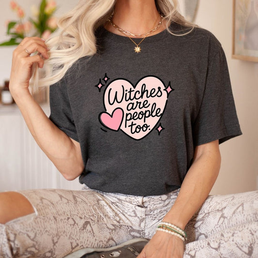 "Witches Are People Too" Halloween Teacher T-shirt - Teacher Care Crate - T-Shirt