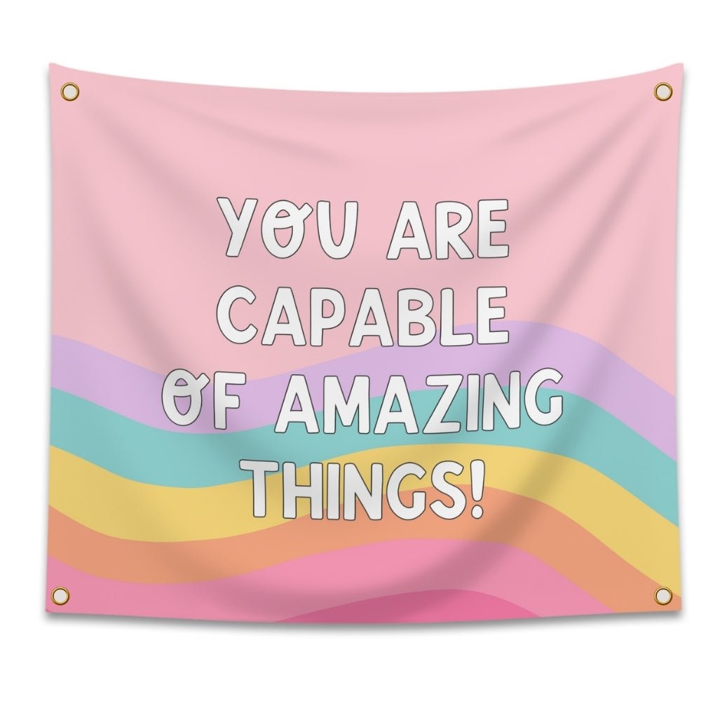 'You Are Capable' Hanging Tapestry - Teacher Care Crate - 