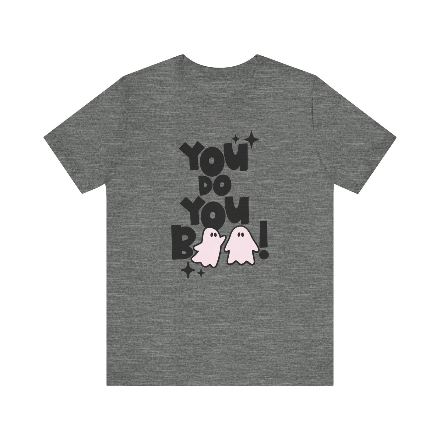 "You Do You Boo" Block Letter Halloween Teacher T-shirt - Teacher Care Crate - T-Shirt