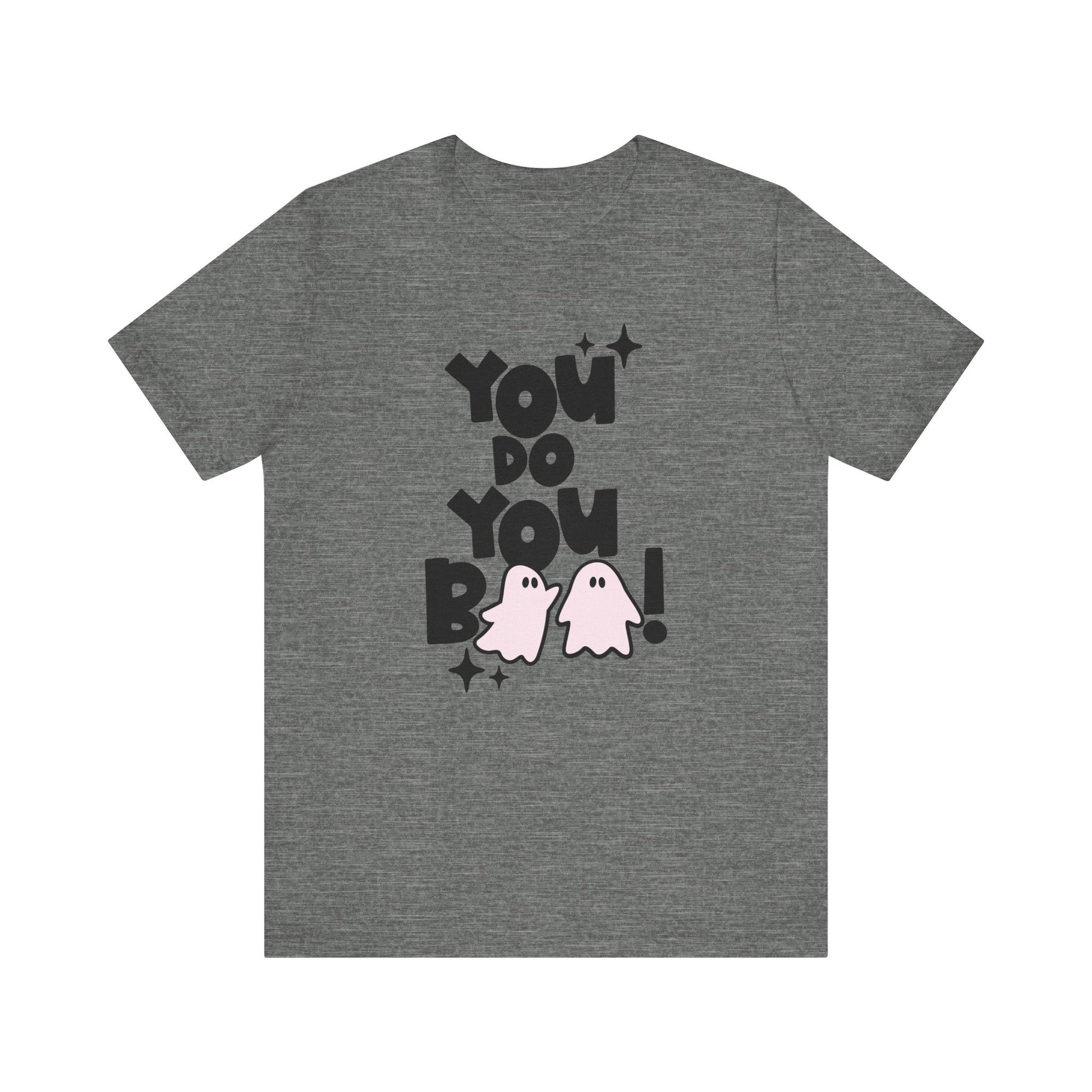"You Do You Boo" Block Letter Halloween Teacher T-shirt - Teacher Care Crate - T-Shirt