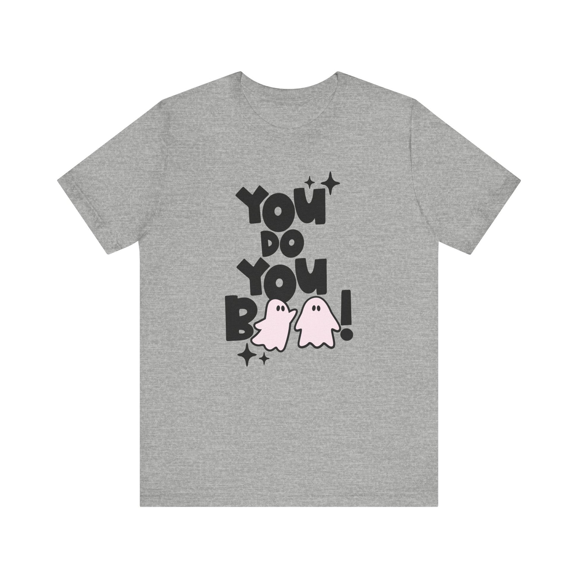 "You Do You Boo" Block Letter Halloween Teacher T-shirt - Teacher Care Crate - T-Shirt