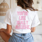 "You're Like Really Awesome" Back Print Teacher T-shirt - Teacher Care Crate-T-Shirt