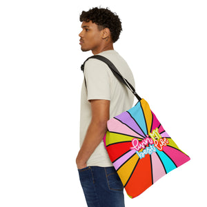 "Livin' My Best Life" Adjustable Tote Bag