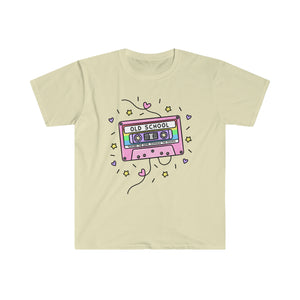 'Old School' 90's Cassette Tape Retro Teacher Shirt